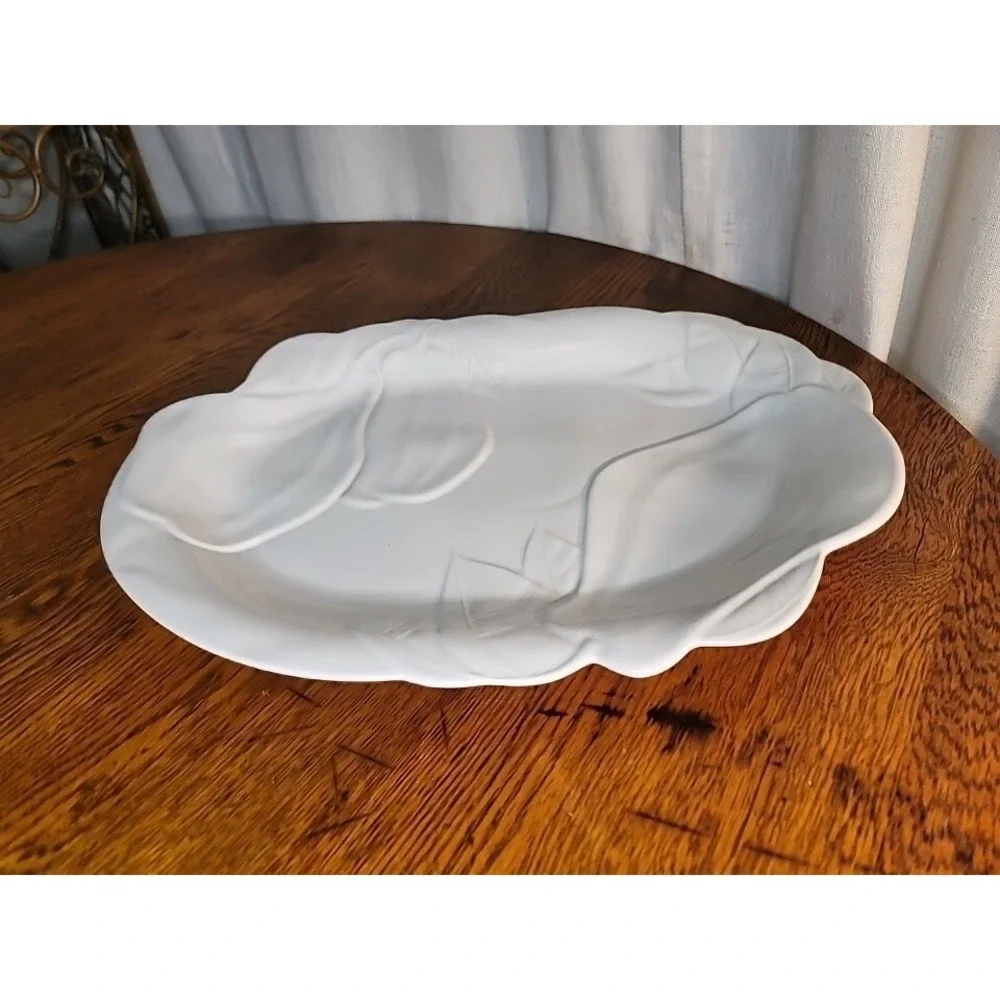 Vintage Studio Nova Original White Fruit Pear Platter 17.5